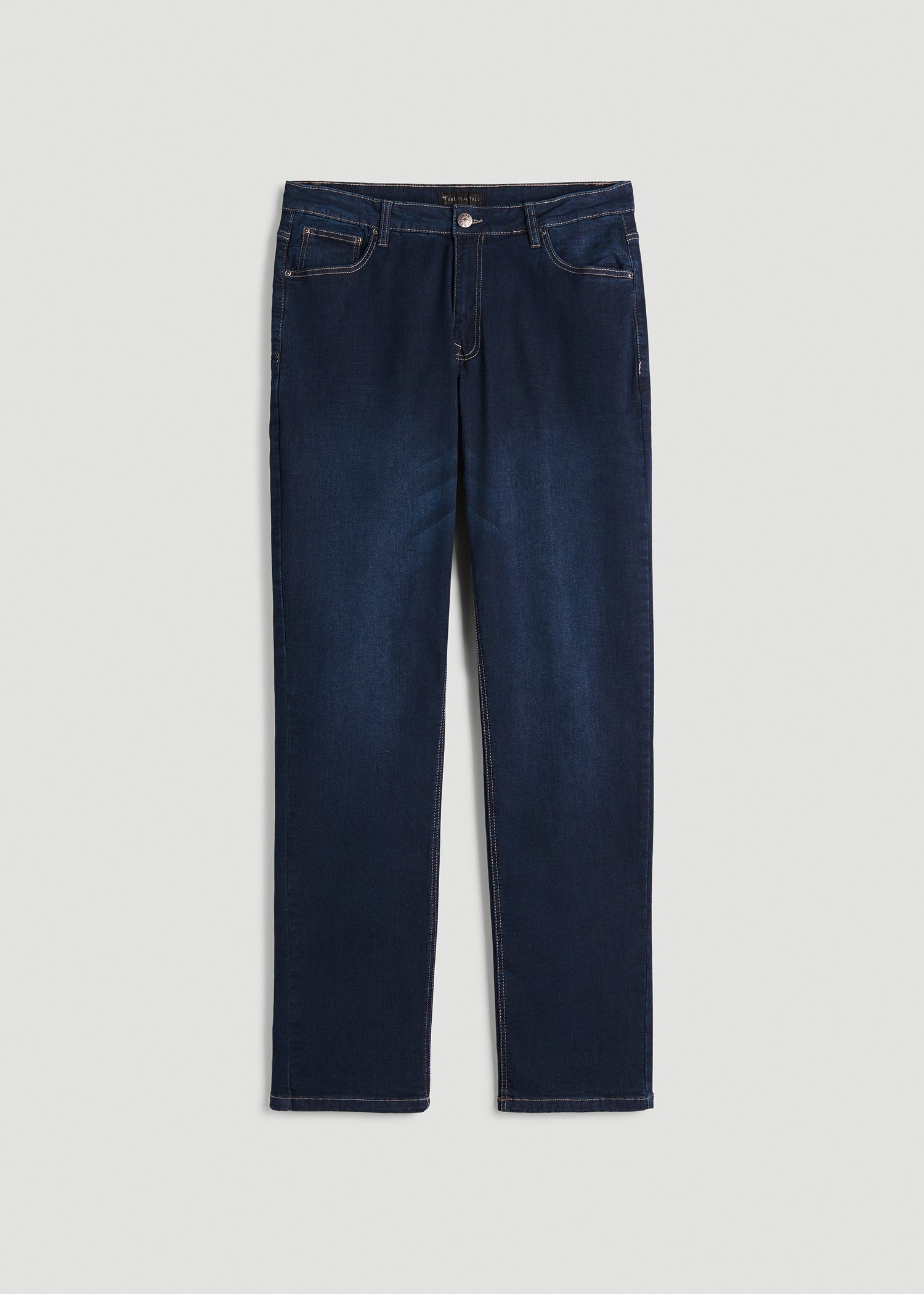 American Tall Men Mason Relaxed Fit Jeans for Tall Men in Blue Steel