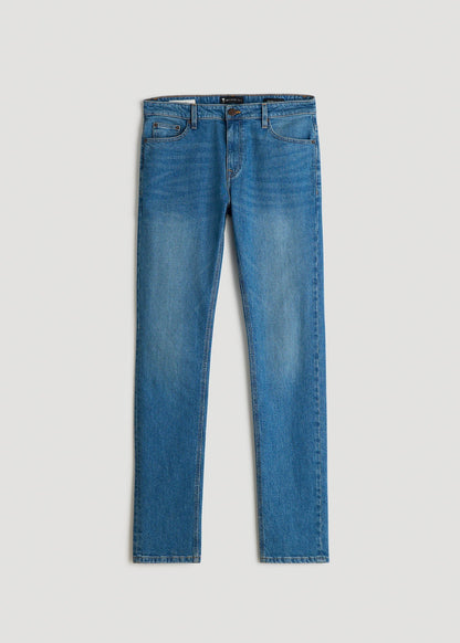 American Tall Men Americana Collection Dylan Slim Fit Jeans For Tall Men in Sail Blue