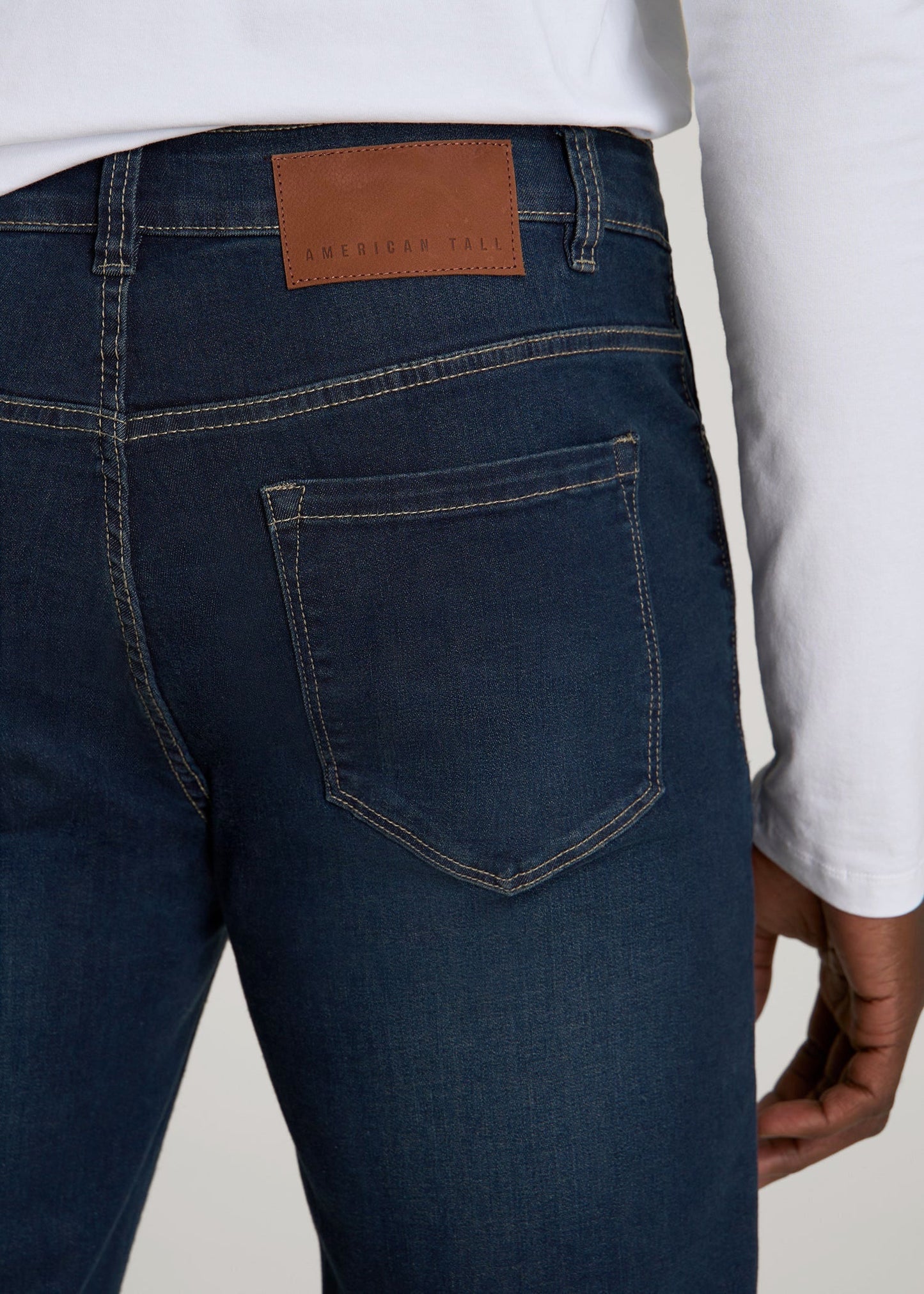 American Tall Men J1 STRAIGHT LEG Jeans for Tall Men in Blue Steel
