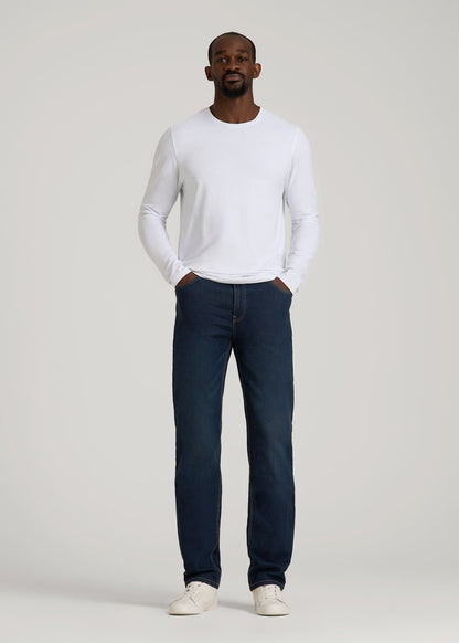 American Tall Men J1 STRAIGHT LEG Jeans for Tall Men in Blue Steel