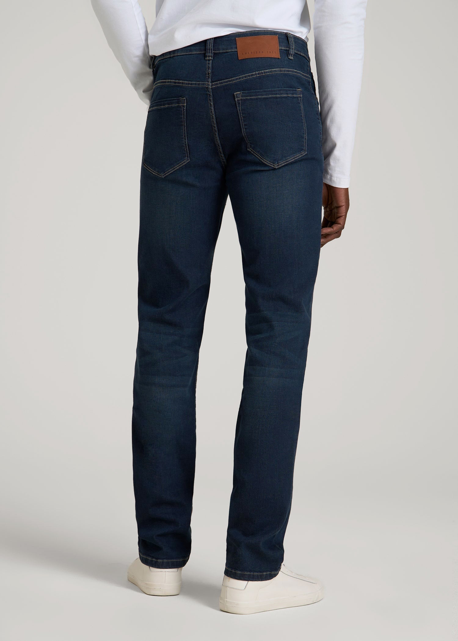 American Tall Men J1 STRAIGHT LEG Jeans for Tall Men in Blue Steel