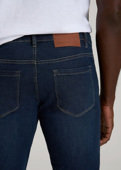American Tall Men Carman TAPERED Jeans for Tall Men in Blue Steel