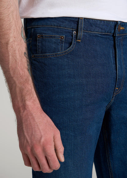 American Tall Men Americana Collection J1 Straight Fit Jeans For Tall Men in Crown Blue