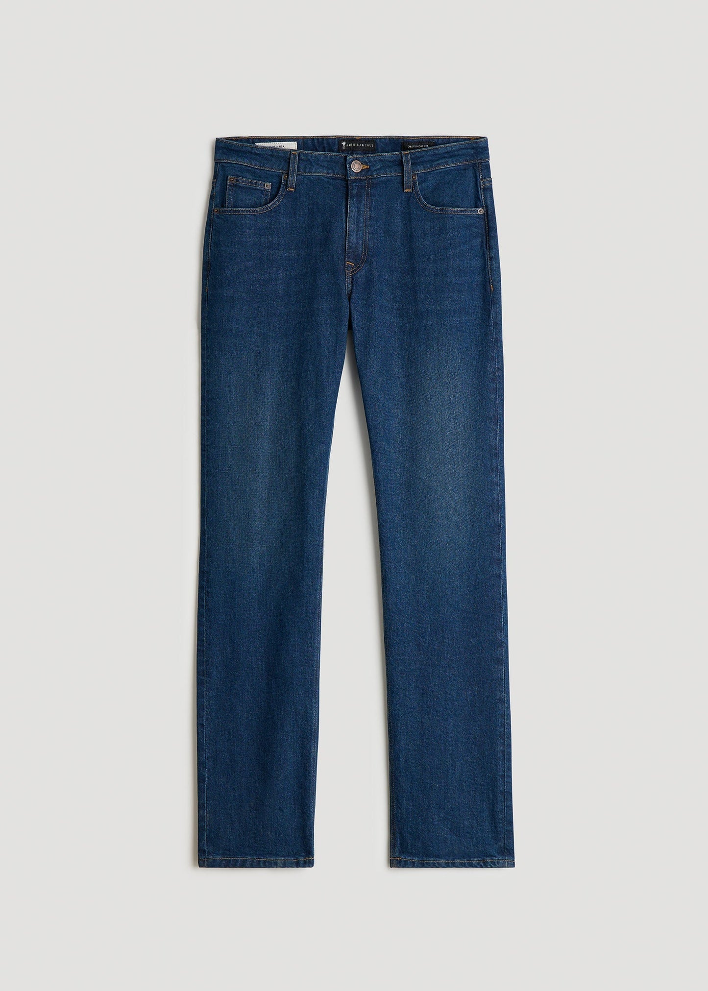 American Tall Men Americana Collection J1 Straight Fit Jeans For Tall Men in Crown Blue