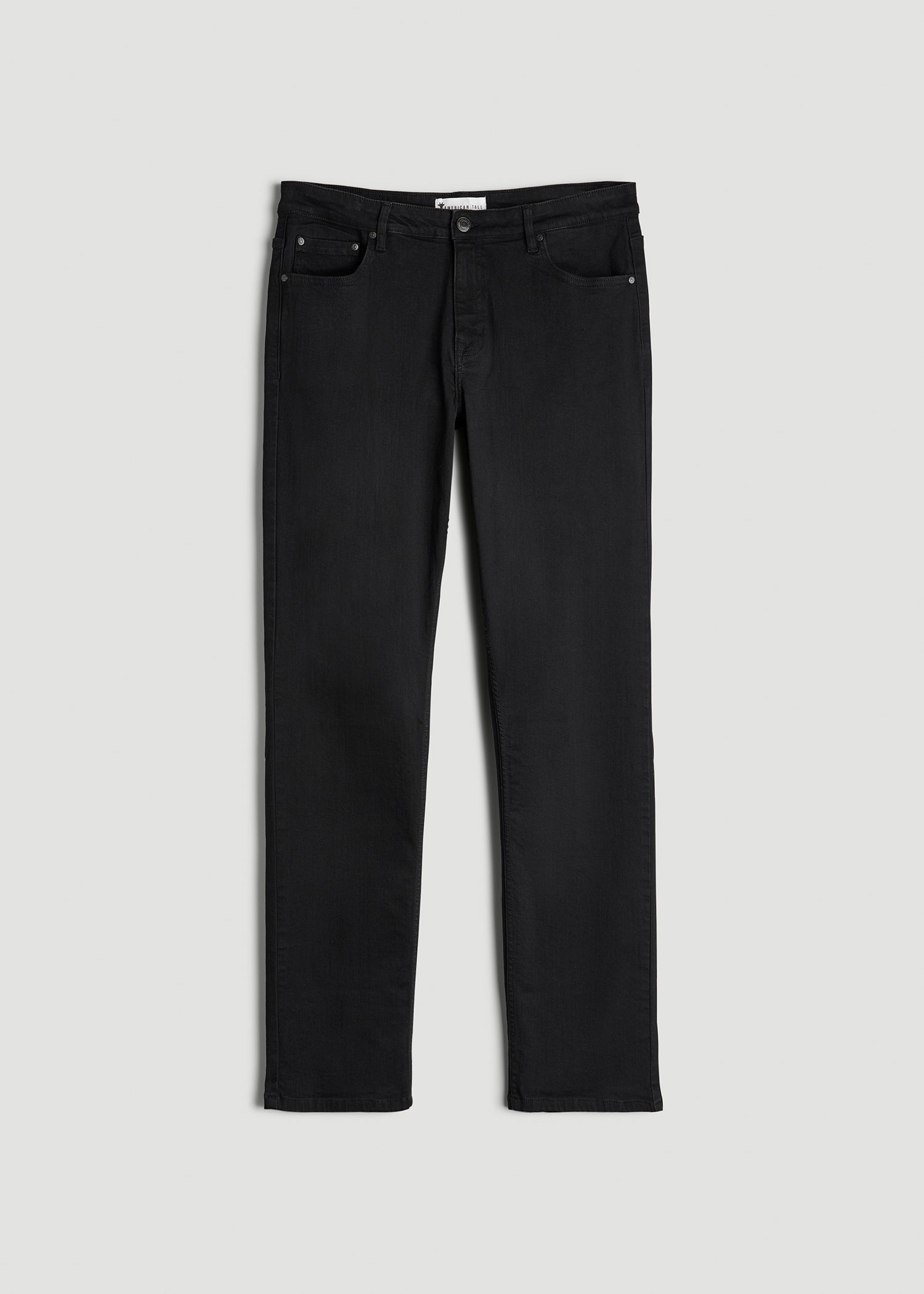 American Tall Men A.T. Basics Men's J1 Straight Fit Jeans for Tall Men in Black