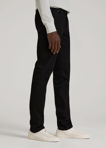American Tall Men Carman TAPERED Jeans for Tall Men in True Black