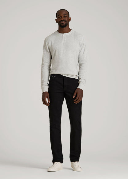 American Tall Men Carman TAPERED Jeans for Tall Men in True Black