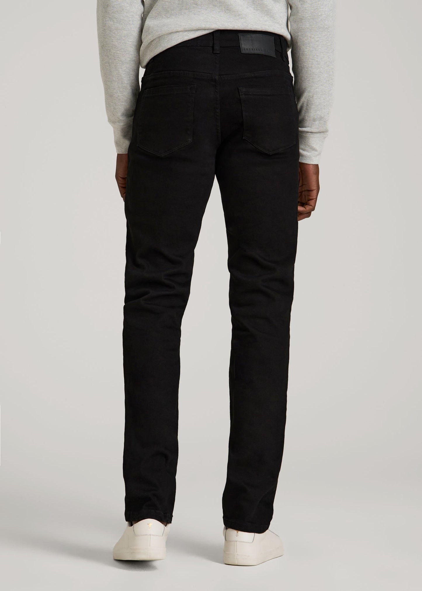 American Tall Men Carman TAPERED Jeans for Tall Men in True Black