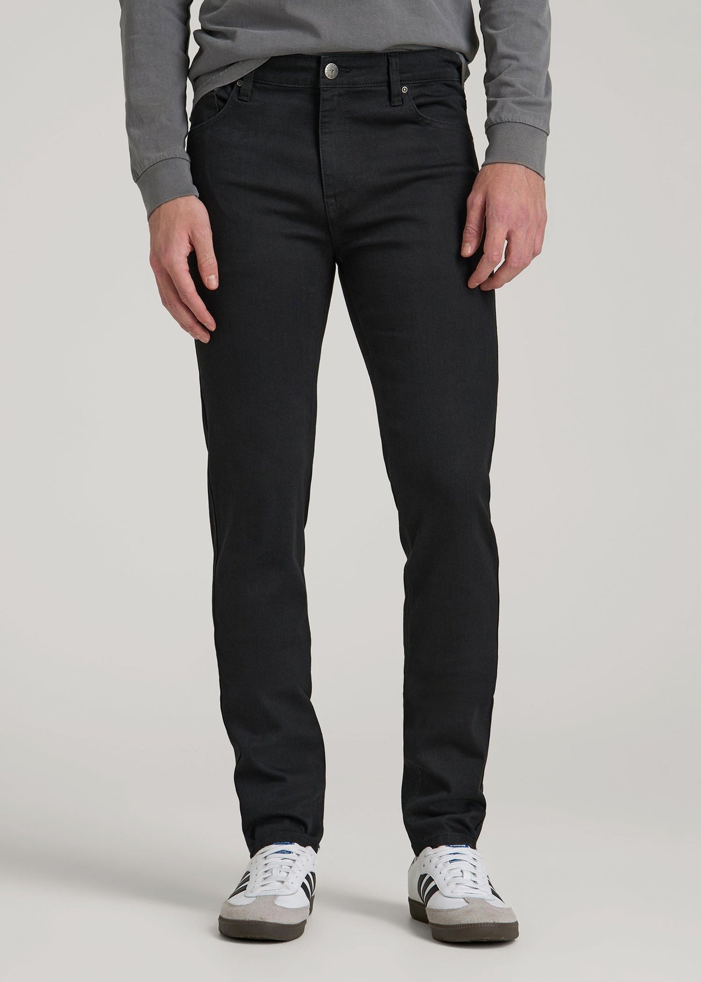 American Tall Men Travis SKINNY Jeans for Tall Men in Black