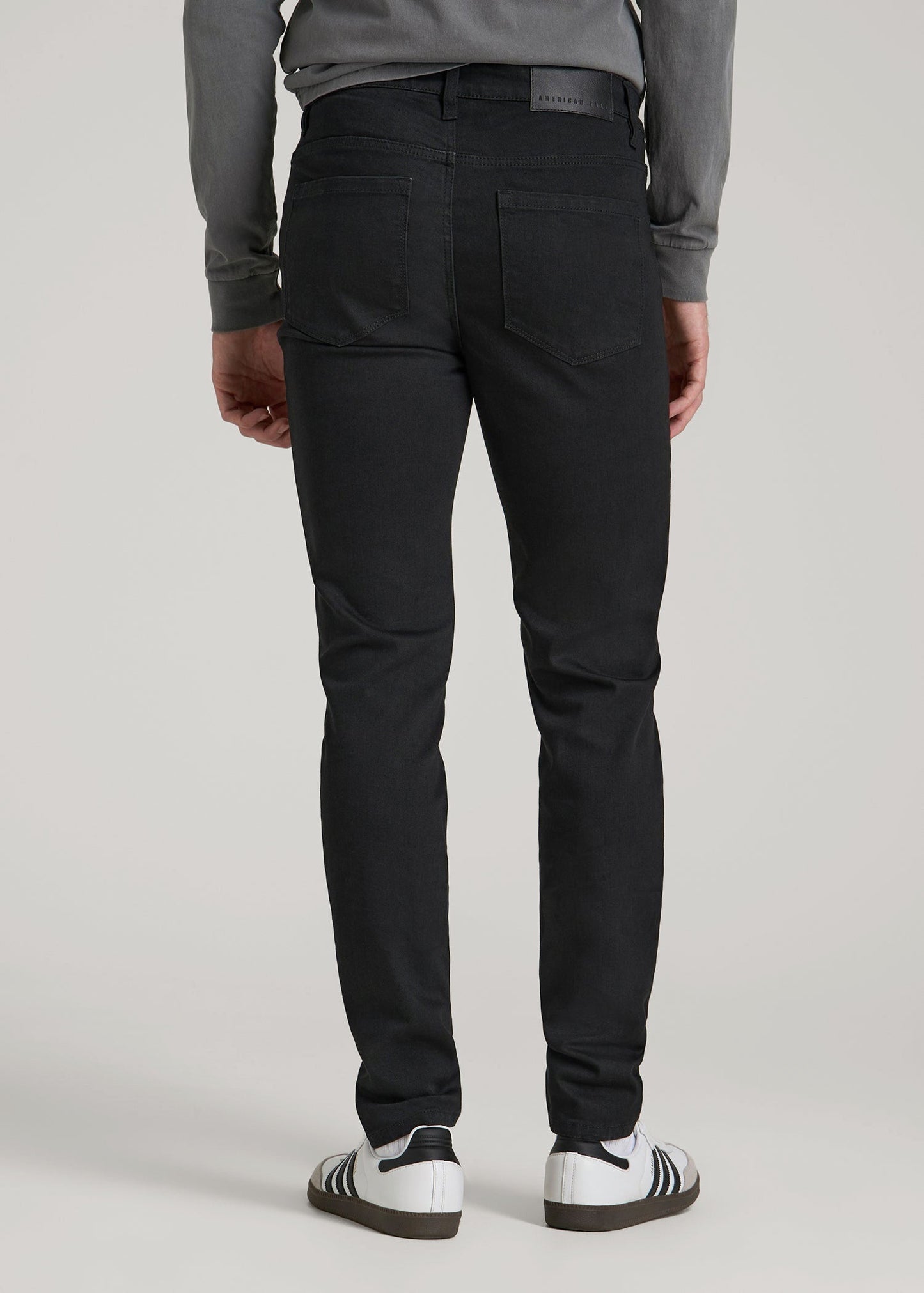 American Tall Men Travis SKINNY Jeans for Tall Men in Black