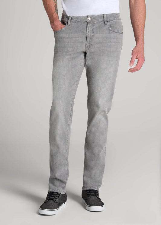 American Tall Men Carman TAPERED Jeans for Tall Men in Concrete Grey