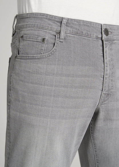 American Tall Men Carman TAPERED Jeans for Tall Men in Concrete Grey