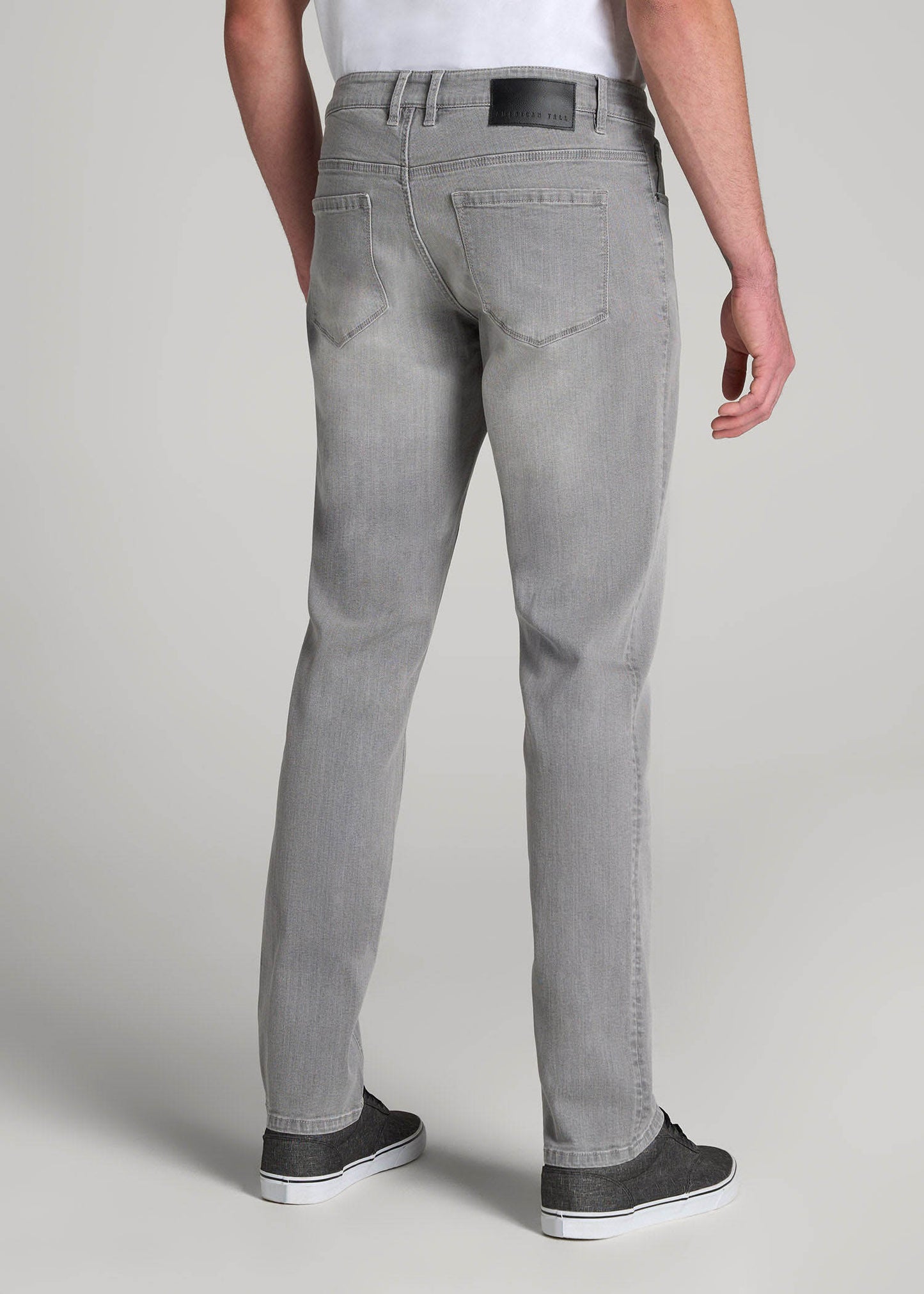 American Tall Men Carman TAPERED Jeans for Tall Men in Concrete Grey