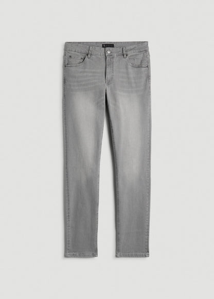 American Tall Men Carman TAPERED Jeans for Tall Men in Concrete Grey