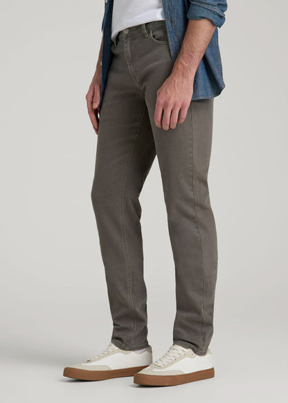 American Tall Men Dylan Slim Fit Colored Jeans for Tall Men in Sage