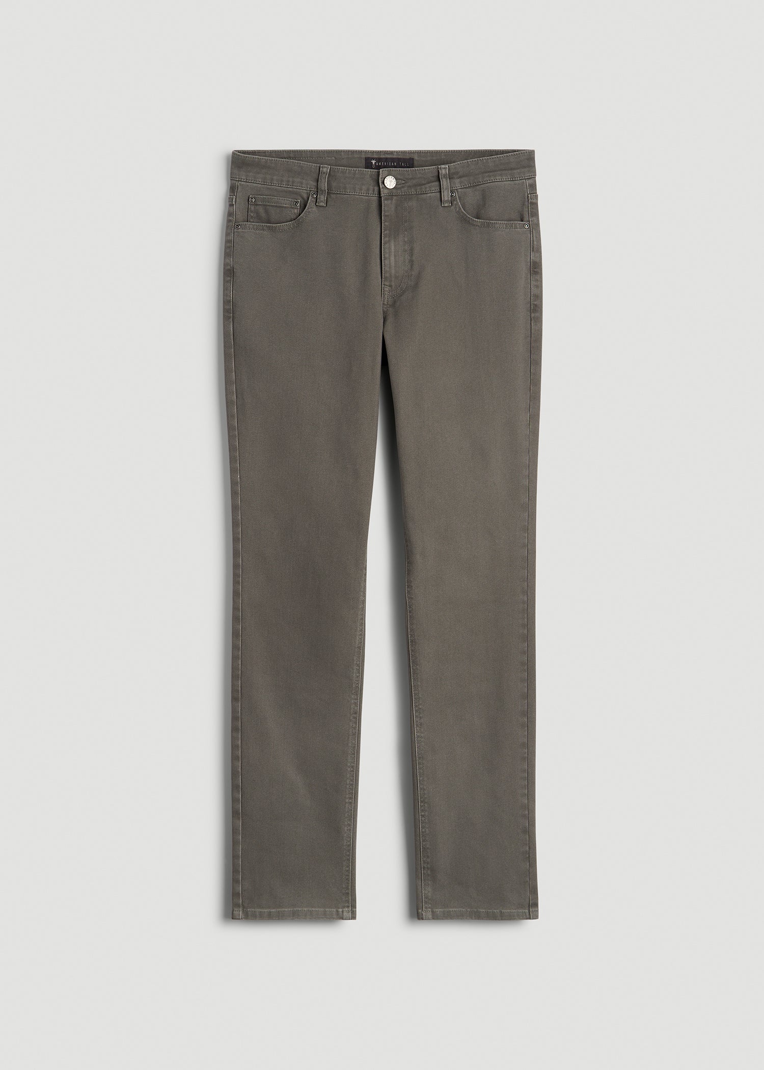 American Tall Men Dylan Slim Fit Colored Jeans for Tall Men in Sage