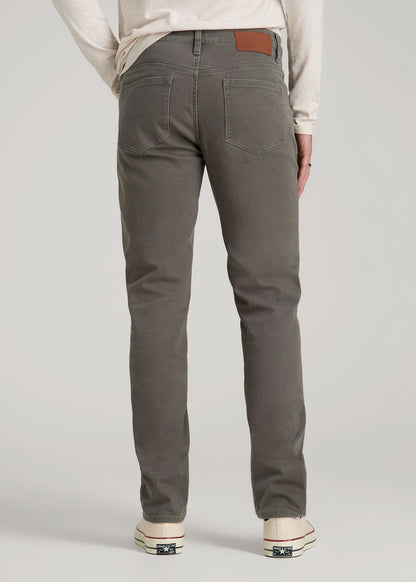American Tall Men Carman Tapered Fit Colored Jeans for Tall Men in Sage