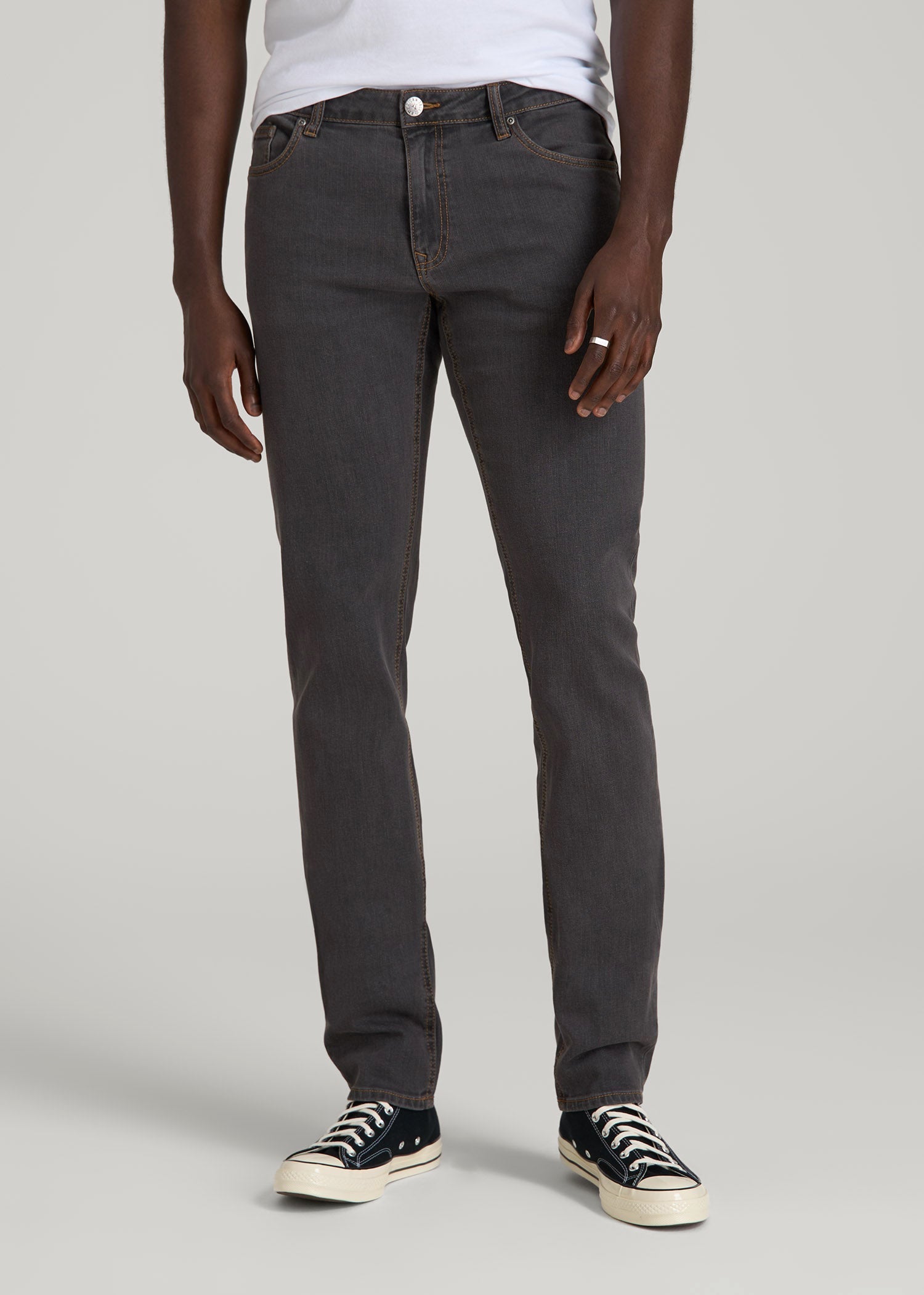 American Tall Men Carman TAPERED Jeans for Tall Men in Grey
