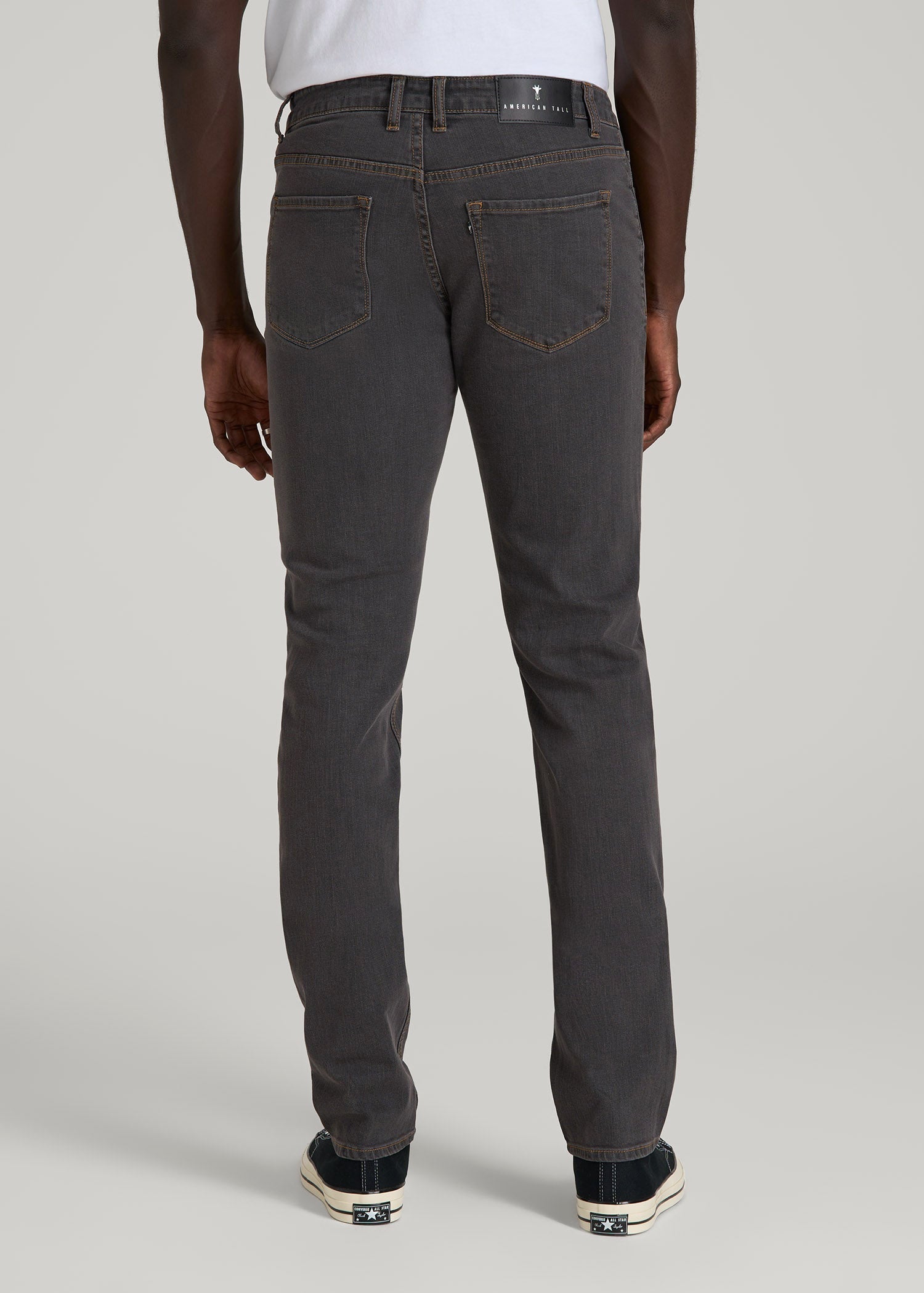 American Tall Men Carman TAPERED Jeans for Tall Men in Grey