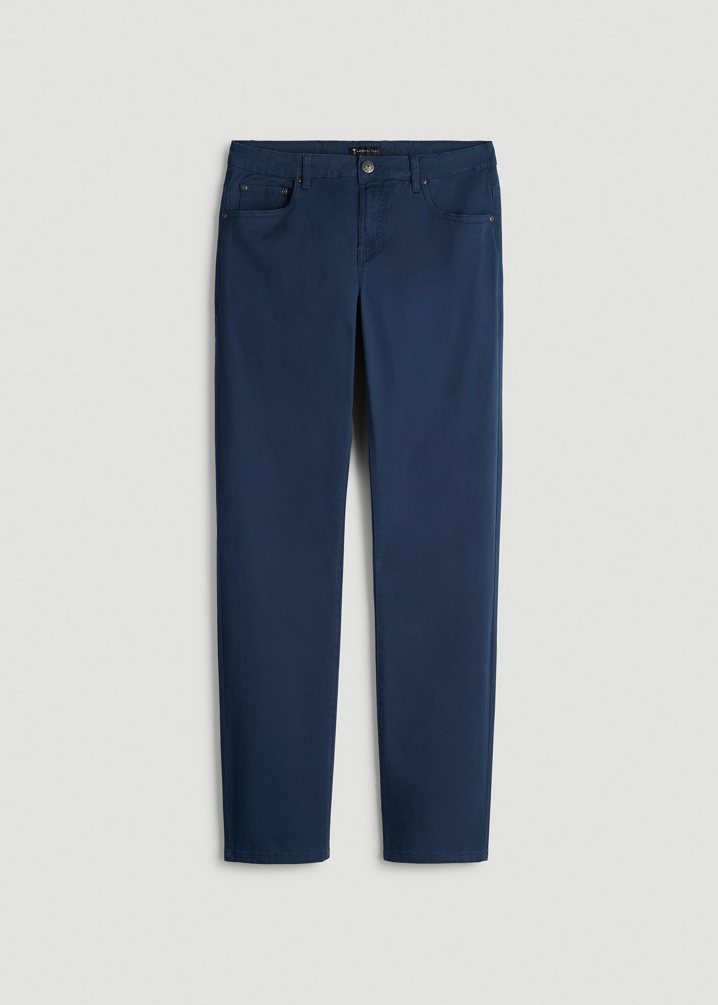 American Tall Men Carman TAPERED Fit Five Pocket Pants for Tall Men in Marine Navy