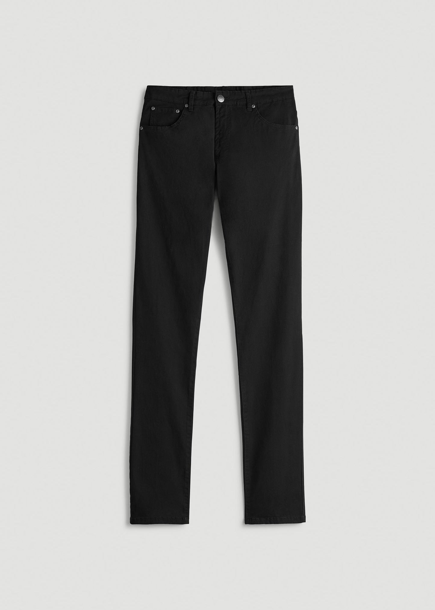 American Tall Men Carman TAPERED Fit Five Pocket Pants for Tall Men in Black