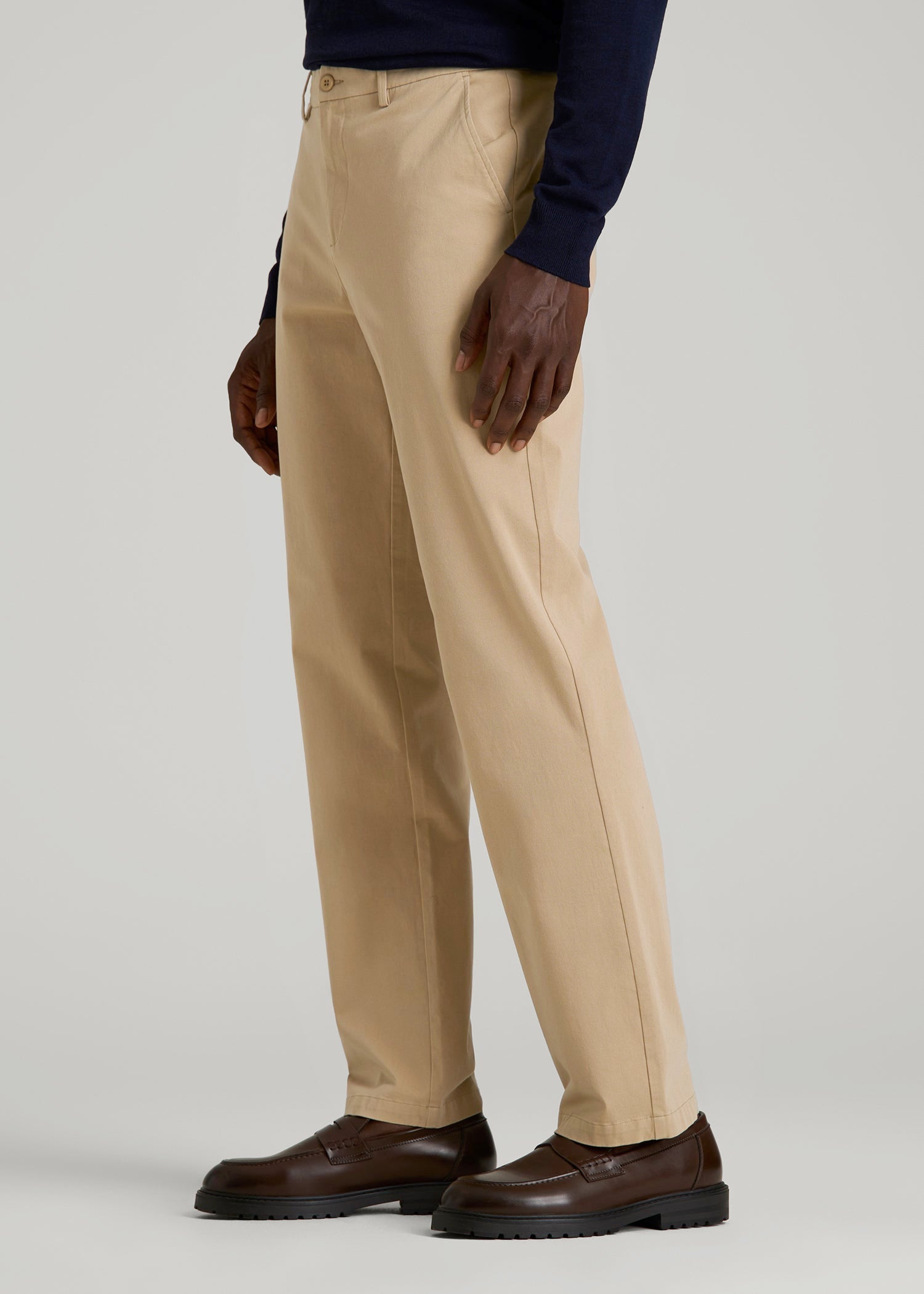 American Tall Men 4 Way Stretch Commuter RELAXED Chino Pants for Tall Men in Hazelwood