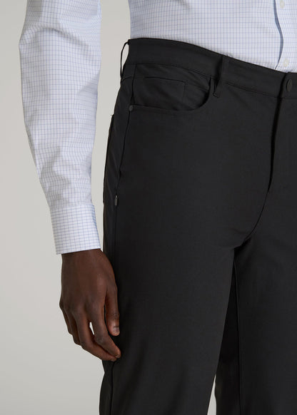 American Tall Men Traveler Pant 2.0 for Tall Men in Black