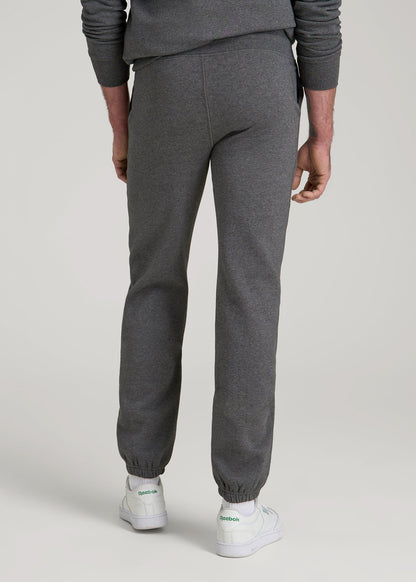 American Tall Men Wearever 2.0 Fleece Sweatpants for Tall Men in Charcoal Mix