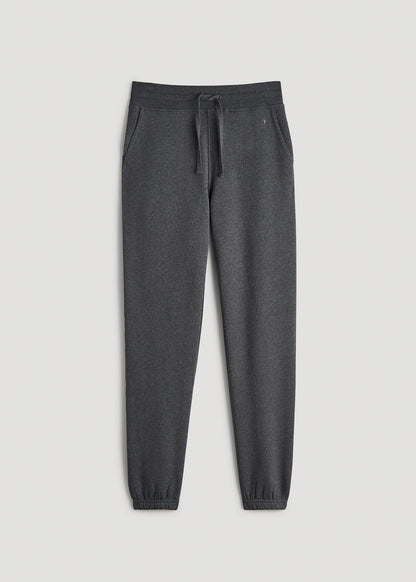 American Tall Men Wearever 2.0 Fleece Sweatpants for Tall Men in Charcoal Mix