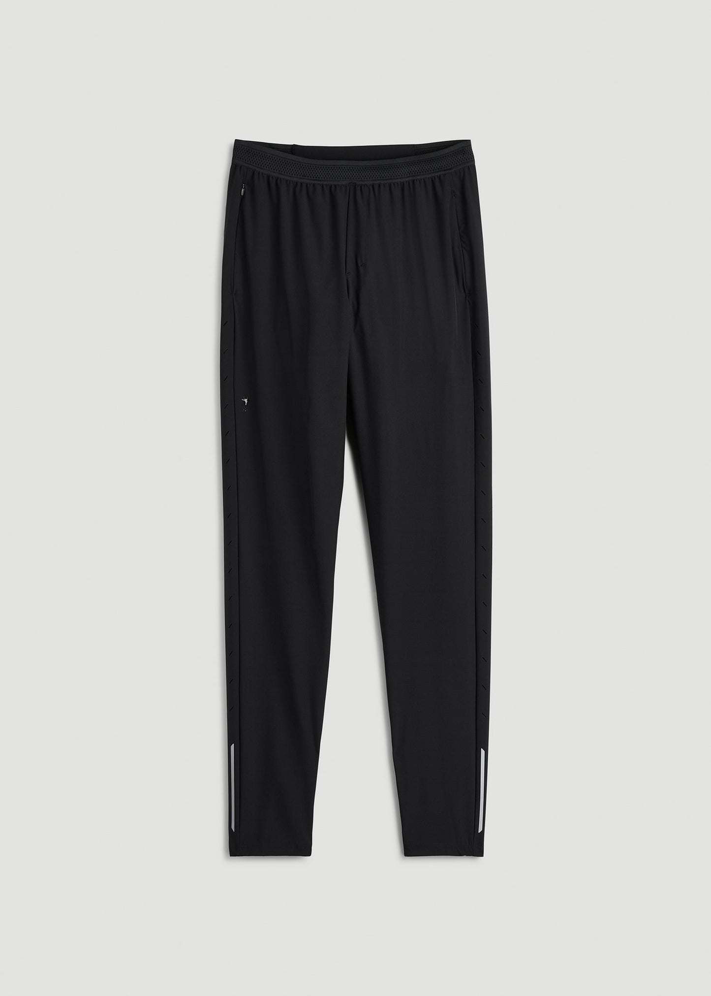 American Tall Men Featherweight Running Pants for Tall Men in Black
