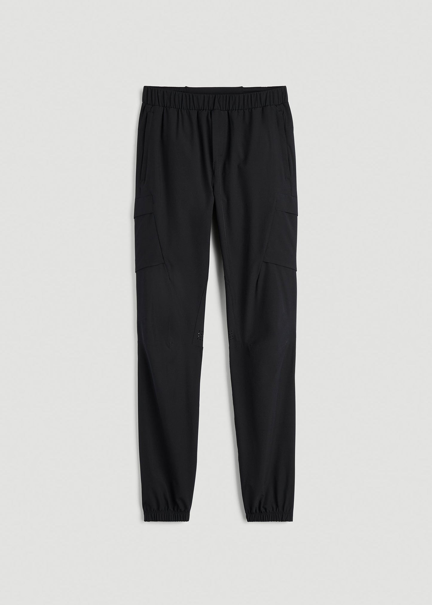 American Tall Men Featherweight Cargo Training Jogger for Tall Men in Black