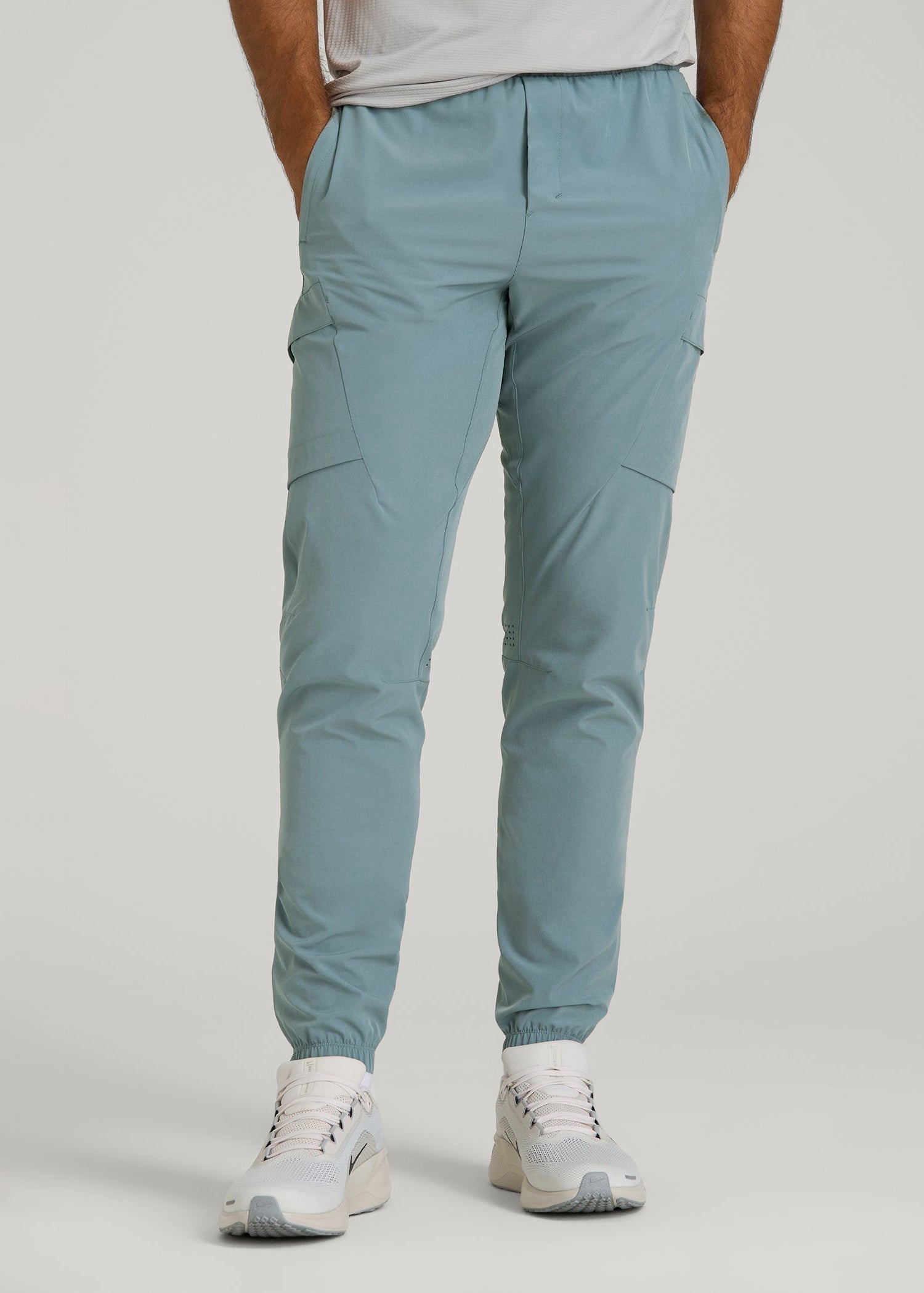 American Tall Men Featherweight Cargo Training Jogger for Tall Men in Trooper