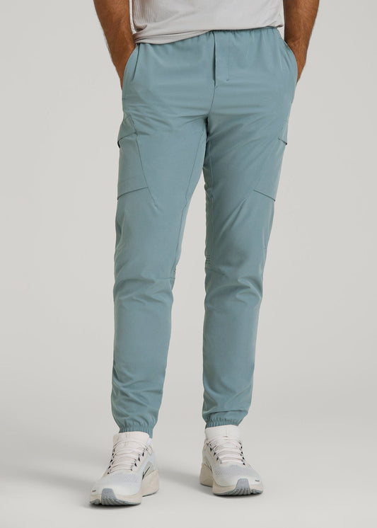 American Tall Men Featherweight Cargo Training Jogger for Tall Men in Trooper