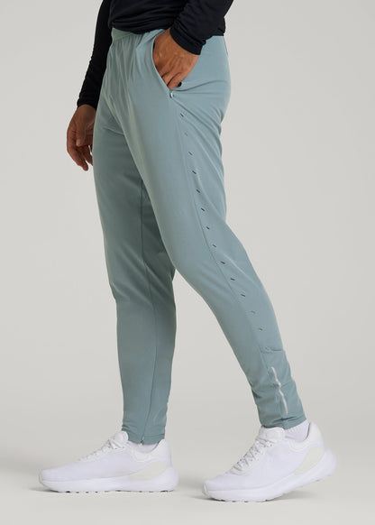 American Tall Men Featherweight Running Pants for Tall Men in Trooper