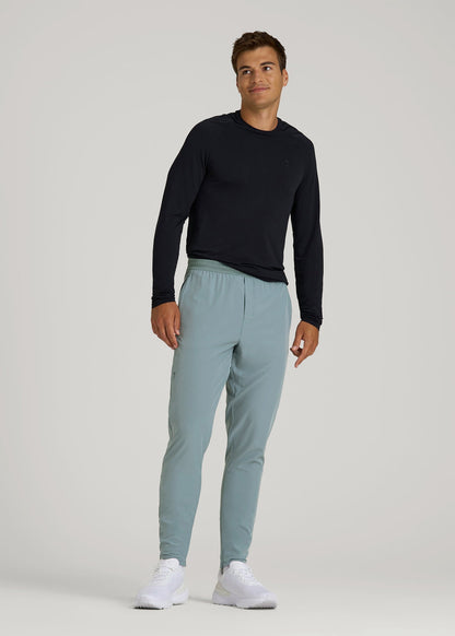 American Tall Men Featherweight Running Pants for Tall Men in Trooper