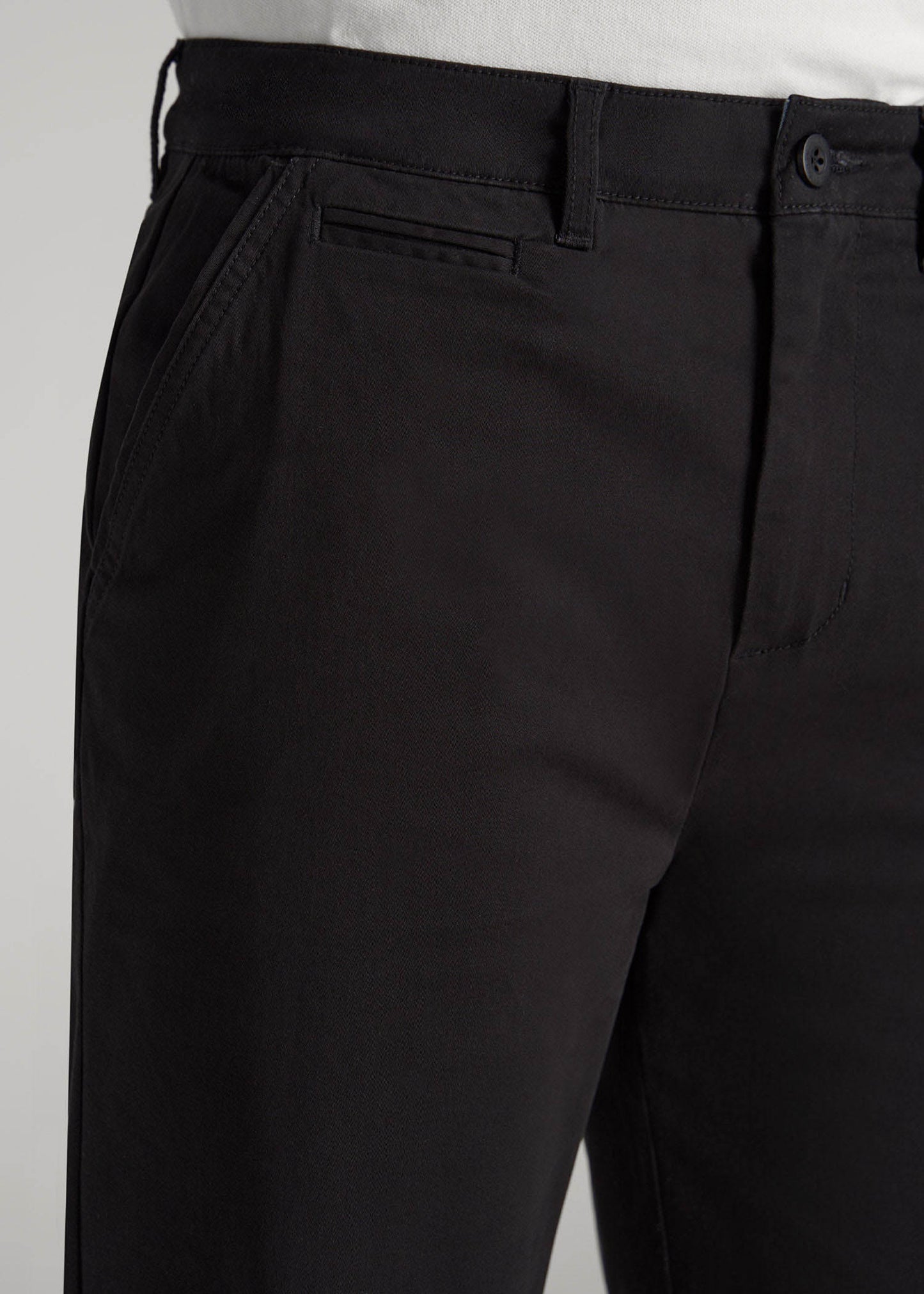 American Tall Men Chino Shorts for Tall Men in Black