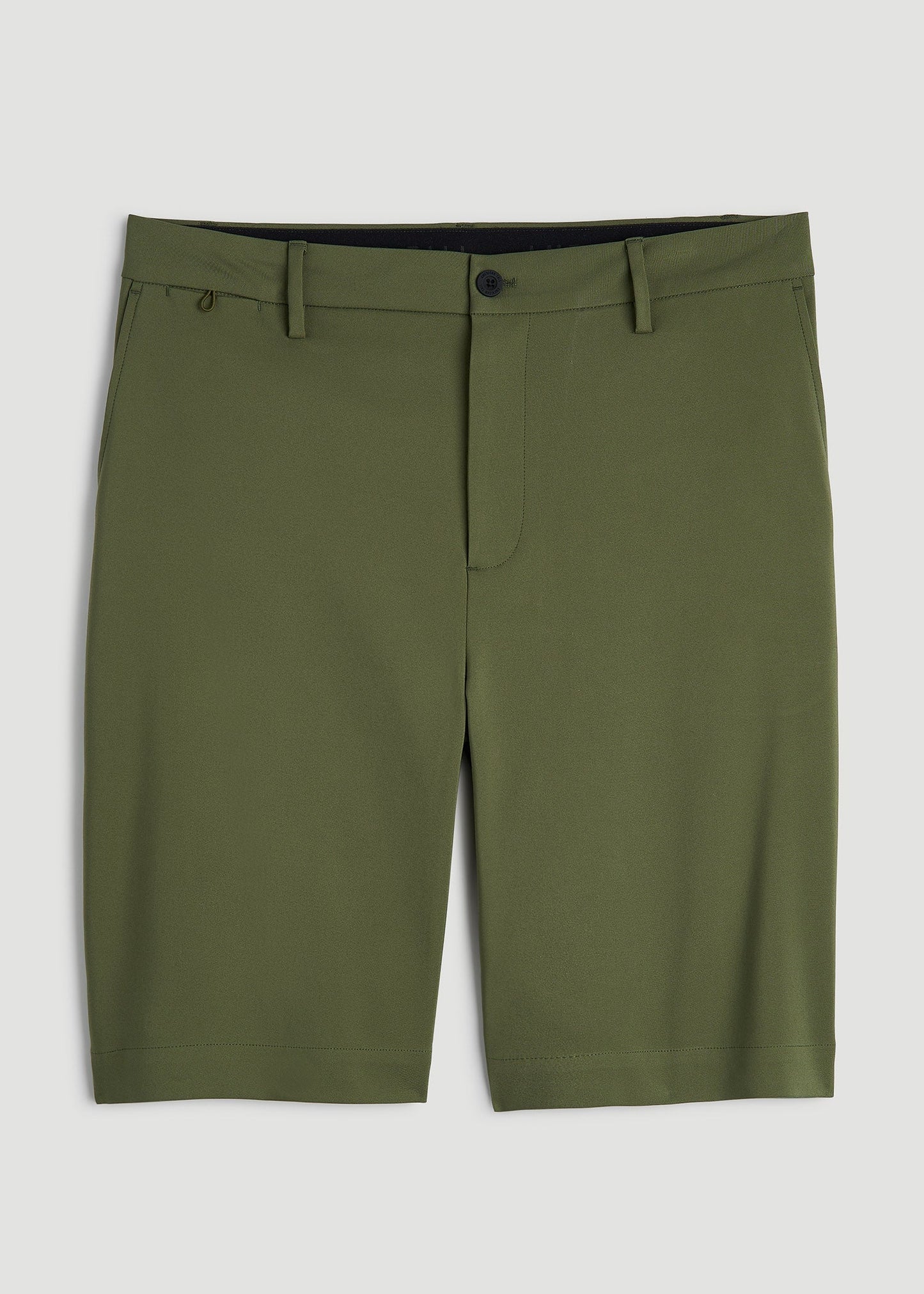 American Tall Men Tech Chino Shorts for Tall Men in Bright Olive