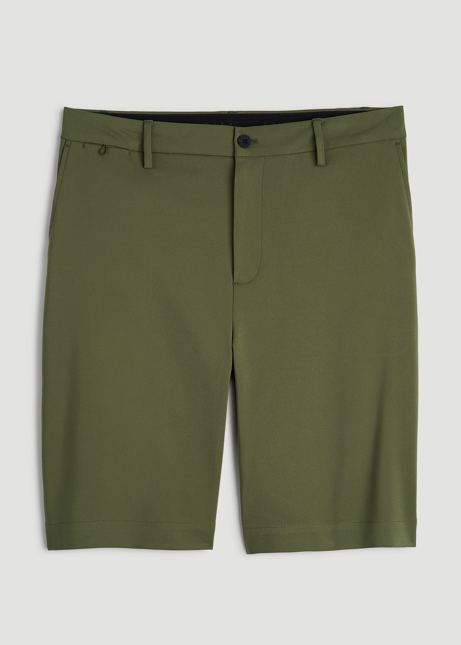 American Tall Men Tech Chino Shorts for Tall Men in Bright Olive