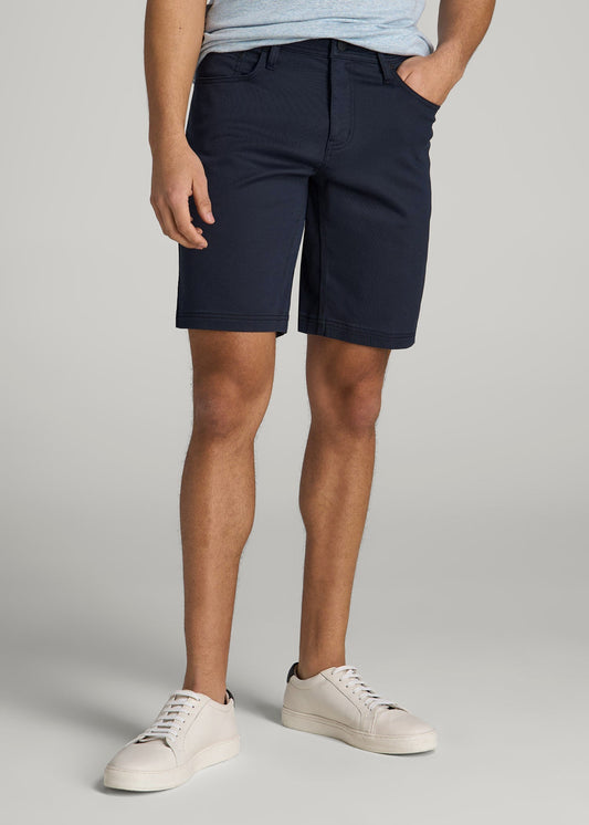 American Tall Men Everyday Comfort 5 Pocket Short for Tall Men in True Navy