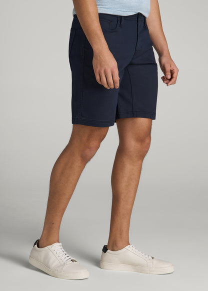 American Tall Men Everyday Comfort 5 Pocket Short for Tall Men in True Navy