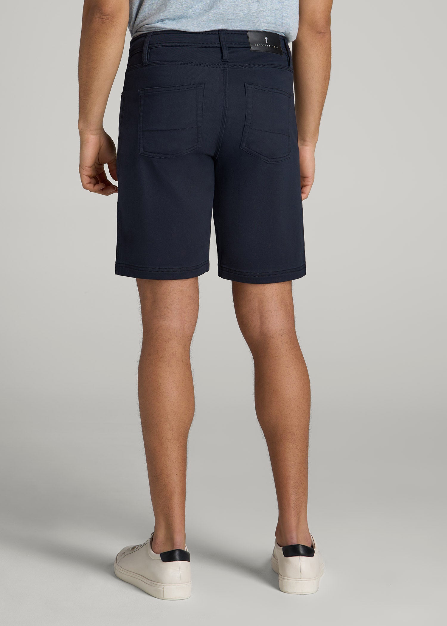American Tall Men Everyday Comfort 5 Pocket Short for Tall Men in True Navy
