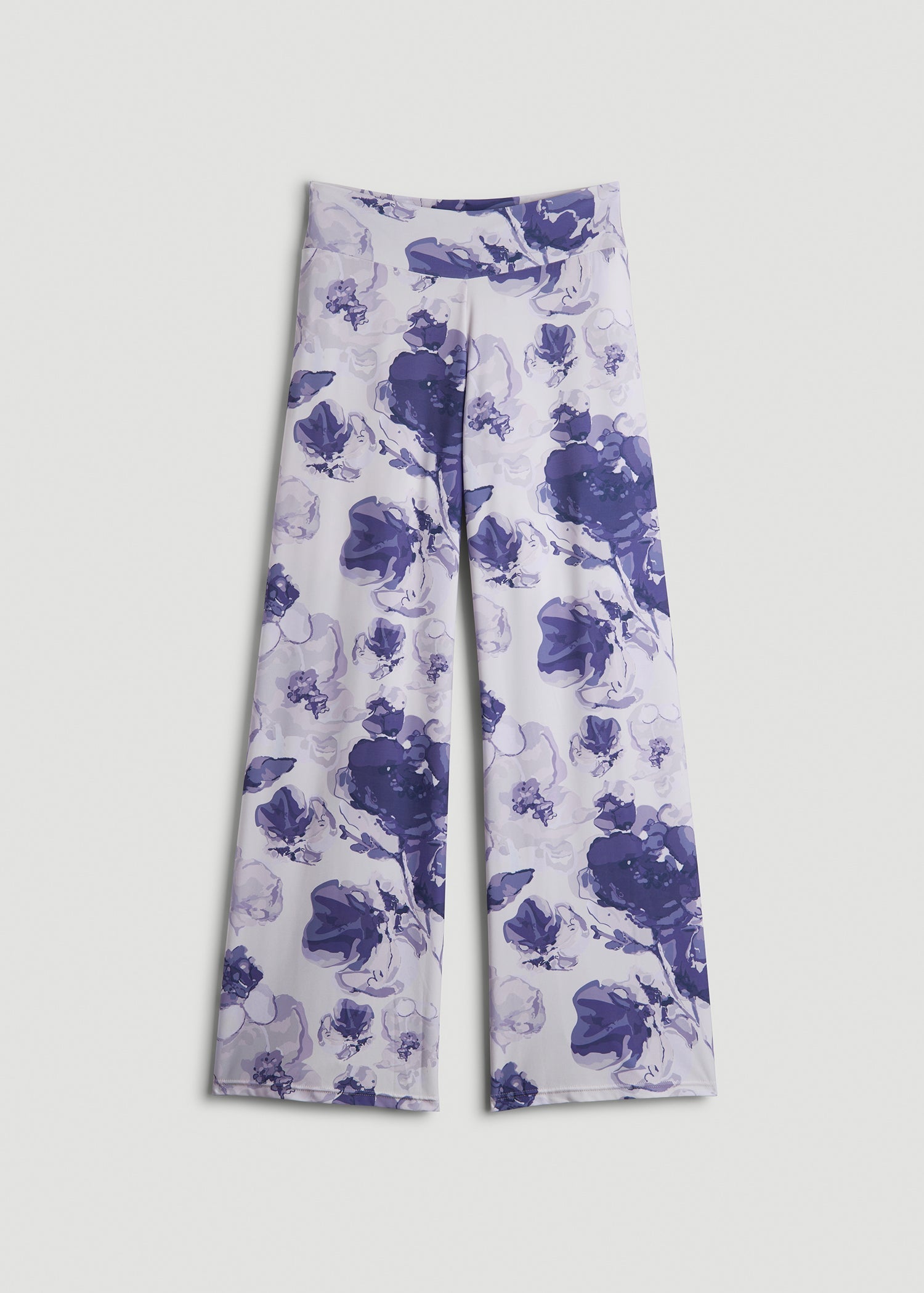 American Tall Men|Women Pull-On Breezy Wide Leg Pants for Tall Women in Petal Wash