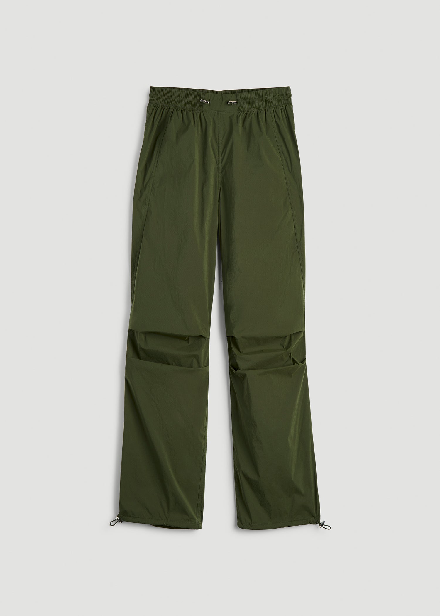 American Tall Men|Women Parachute Jogger for Tall Women in Kale Green