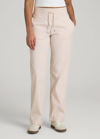 American Tall Men|Women High-Rise After Practice Pant for Tall Women in Shell