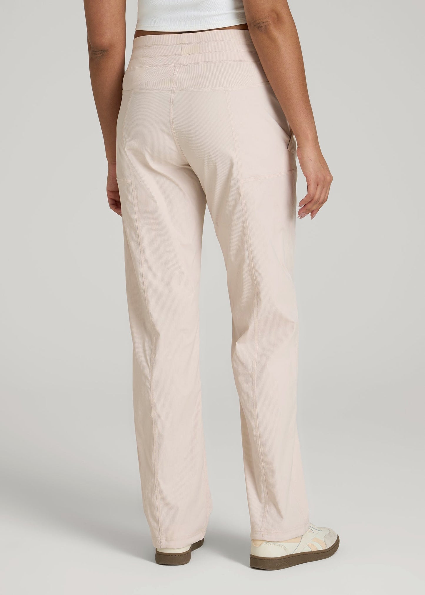 American Tall Men|Women High-Rise After Practice Pant for Tall Women in Shell