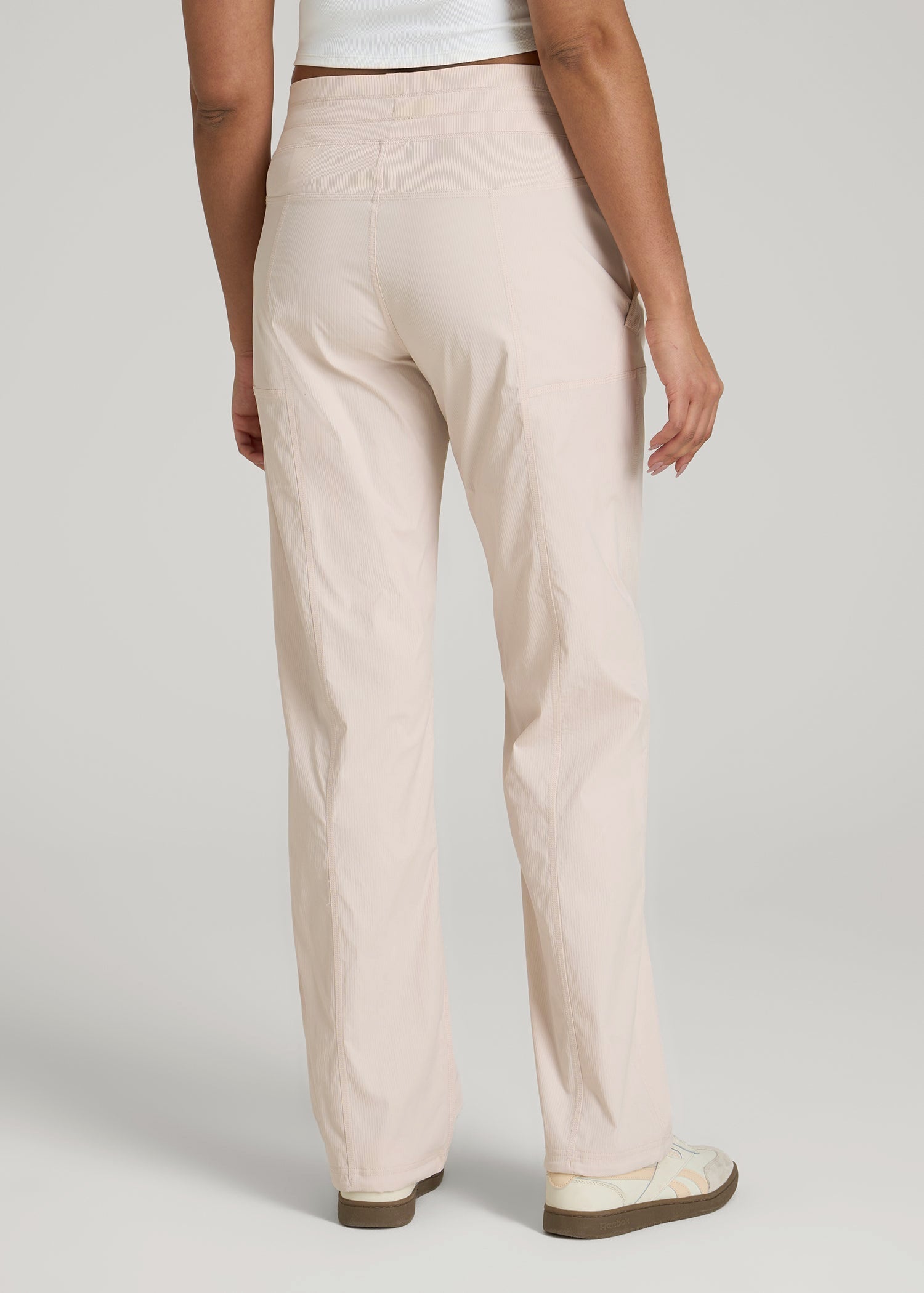 American Tall Men|Women High-Rise After Practice Pant for Tall Women in Shell
