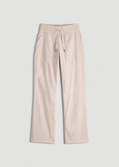 American Tall Men|Women High-Rise After Practice Pant for Tall Women in Shell
