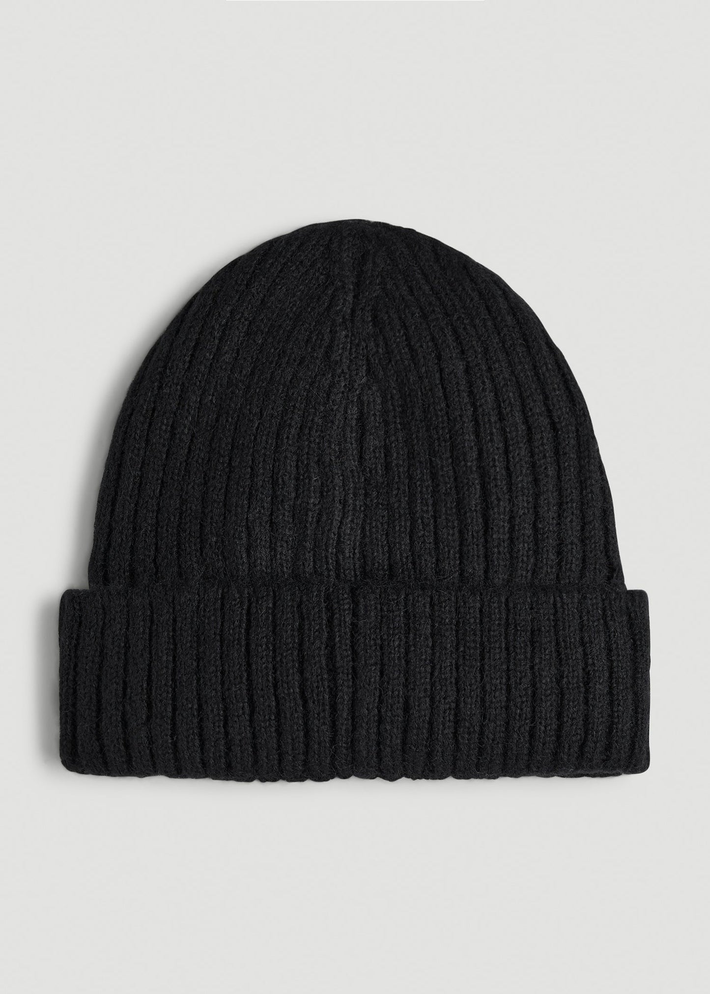 American Tall Men LJ&S Wool Blend Beanie for Tall Men in Black
