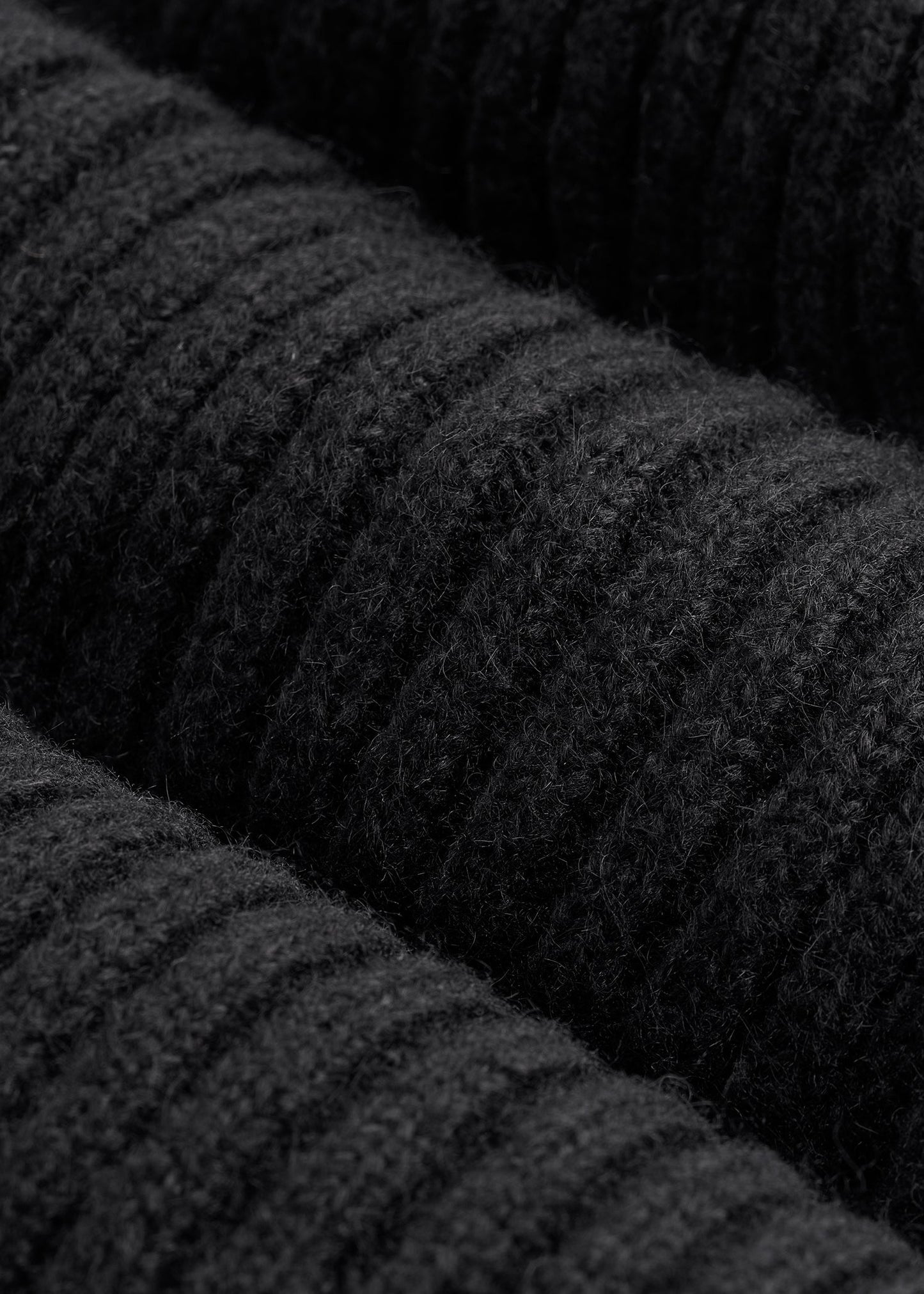 American Tall Men LJ&S Wool Blend Beanie for Tall Men in Black