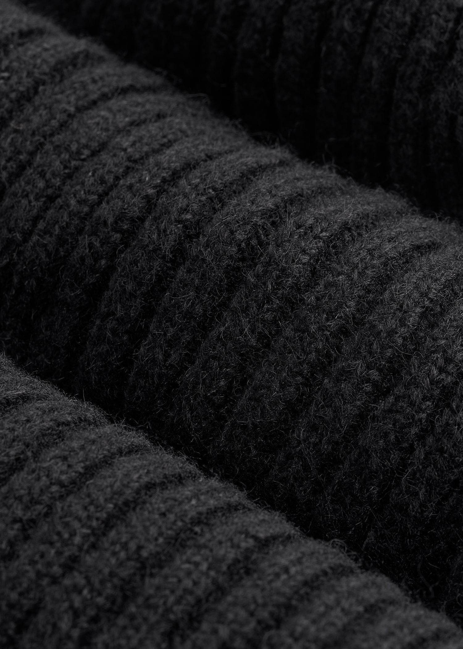 American Tall Men LJ&S Wool Blend Beanie for Tall Men in Black